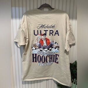 Michelob Ultra Graphic Oversized Tee - Trump Hotter Than A Hoochie Coochie Tee
